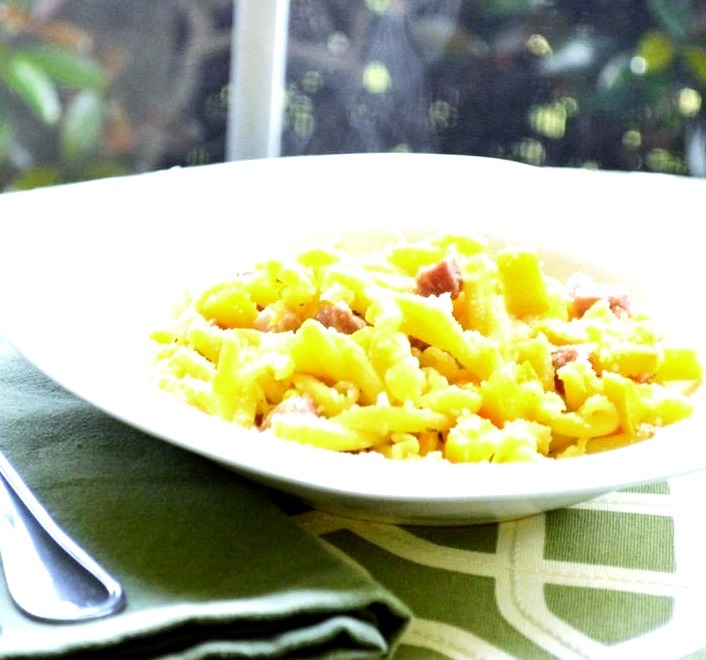 Gemelli Pasta with Roasted Pumpkin and Pancetta