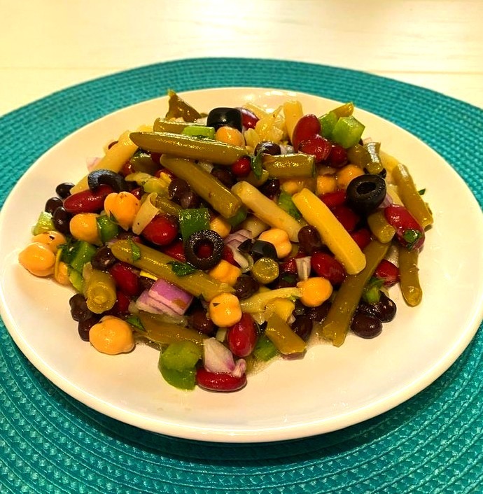Mediterranean-Inspired 5-Bean Salad