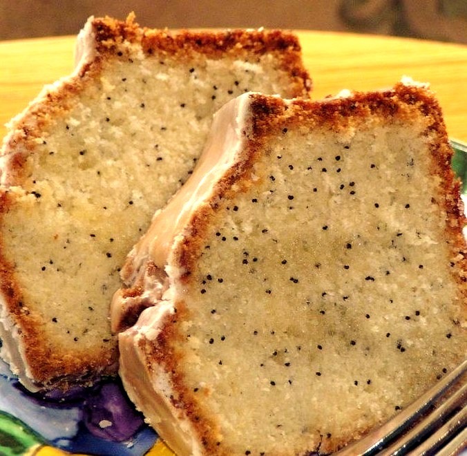 Poppy Seed Bread with Glaze
